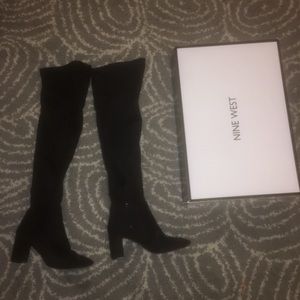 Nine West suede over-the-knee boots